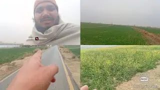 Aaj baarish Hoi aur khaiton ki ser ki