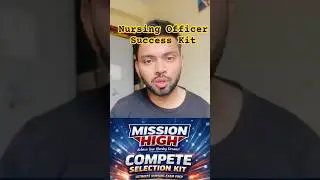 Mission High Nursing Officer Success Kit | Complete Study Material for All Nursing Exams#nursingbook