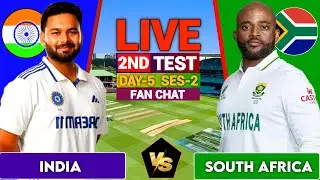 IND vs SA, 2nd Test Day 5, Live Cricket Score & Commentary, India vs South Africa series 2025