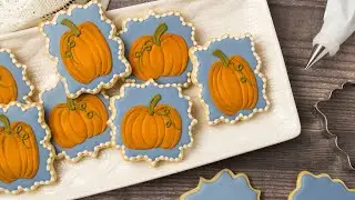Beautiful Pumpkin Cookies for Fall