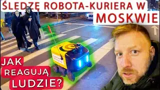 Jak w MOSKWIE reagują na roboty dostarczające jedzenie?