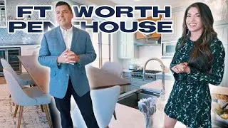 TOURING A BOUTIQUE PENTHOUSE IN FORT WORTH TEXAS | STUNNING VIEWS