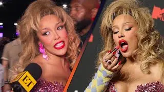 Why Doja Cat ATE Lipstick on the VMAs Red Carpet