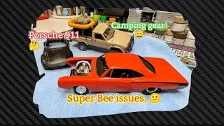3 Projects to update! AMT Super Bee, AMT Toyota pickup, Tamiya's Porsche 911Turbo!