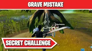 Grave Mistake / Pay Respects - 20,000 Free XP - Gnome Secret Challenge in Fortnite