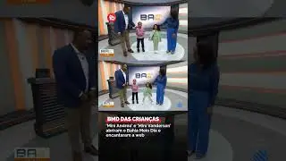 'Mini Andr&eacute;a' e 'Mini Vanderson' abriram o Bahia Meio Dia e encantaram a web