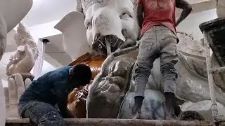Shree Laxminarayan singh kalakar Ganesh 2025 |Dhoolpet Ganesh Making Idol 2025 |