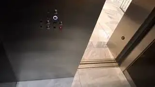 Thyssenkrupp hydraulic entrance elevator at the shops at Hudson Yards (Manhattan, NY)