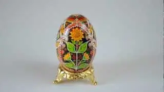 Custom Ukrainian Pysanka Eggs Easter Egg for Russel by Anna Perun