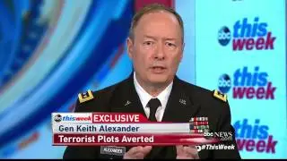 'This Week' Keith Alexander Interview  Snowden 'Has Caused Irreversible, Significant Damage'