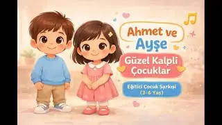 Ahmet ve Ayşe | G&uuml;zel Kalpli &Ccedil;ocuklar 🎵 | Eğitici &Ccedil;ocuk Şarkısı (3&ndash;6 Yaş)
