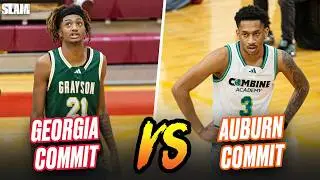 #3 Ranked Junior Caleb Holt Drops 30 & Auburn Commit COOKS for 36 🤩🔥 Grayson 🆚 Combine 🚨