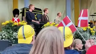 Jonas Vingegaard i Tivoli d. 27.juli 2022 tour de france fejring