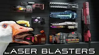 Лазерные бластеры Minecraft