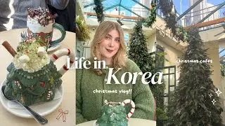Christmas in Korea🎄festive cafes, feeling homesick & spending the holidays abroad 