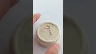 #morganitering #floraldesign #rosegoldrings #engagmentring  #ringforher #uniqueengagementring