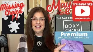 Boxycharm May 2022 Premium 2nd Box Paid Box $ 39.99 Value $254.00  Missing Choice ? Unbox & Swatches