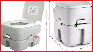 SereneLife Portable Toilet: Compact Comfort with Big Capacity for Camping and Overlanding