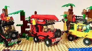 LEGO Adventure with expedition cars - MOC