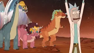 Rick rescues Dinosaur | Rick and Morty Season 6 Episode 6
