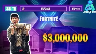 Bugha Dominating the World Cup Solos 2019 | Fortnite Highlights | Longest Runtime