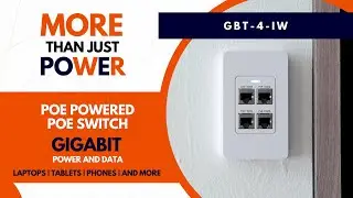 Need to go the distance with more than just data? IEEE802.3bt 4 Port PoE Powered Switch
