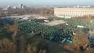 Protest der Landwirte Bayerns am 17.1.2020 auf dem N&uuml;rnberger Volksfestplatz