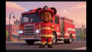 Career Day with Lovely 👩🏽&zwj;🚒 | Firefighter Fun for Kids