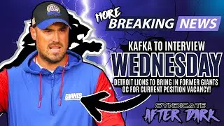 More BREAKING NEWS: Detroit Lions To Interview Mike Kafka For OC Vacancy!