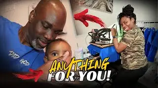He Was Shocked! Making Dog Dad Tee + Reveal (Pt 2) | Custom Gift Ideas | RFB Custom Prints