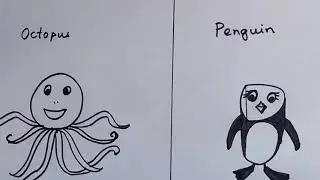 Learn Alphabets || Turning Letters To Cute Drawing - OPQR || Art Hacks & Tricks