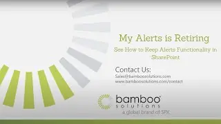 My Alerts is Retiring &ndash; See How to Keep Alerts Functionality in SharePoint