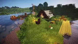 Minecraft | Fishing camp in Minecraft 🐟 (HOW TO - EASY TUTORIAL!)
