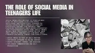 How Social Media Idols Influence Teenagers Identity | With Cortis