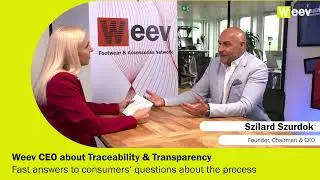 Weev Tech Talk with Szilard Szurdok: Traceability & Transparency