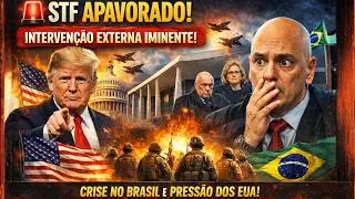 🚨 ALERTA M&Aacute;XIMO: STF apavorado com press&atilde;o e interven&ccedil;&atilde;o externa