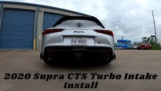 2020 Supra GR CTS Turbo Intake Install!