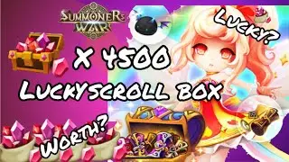 Short Review Lucky Scroll box for who want to try 😂😂😂 Worth?(Summoners war)
