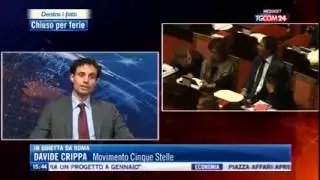 Davide Crippa (M5S): Tgcom - Salva banche