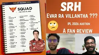 SRH IPL 2026 auction review | THE FAILED GUY