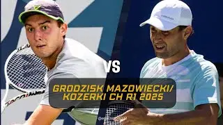 Grodzisk Mazowiecki/Kozerki Challenger 2025 R1: Filip Pieczonka [Q] vs. Aslan Karatsev Highlights
