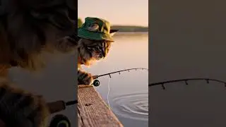 #viral #cat #fishing #funny