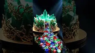 Emerald Galaxy Cake | When Luxury Desserts Unlock Hidden Universes