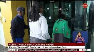 Former Tourism CS Balala, two others released on bond
