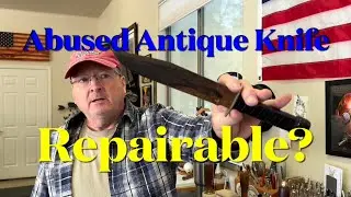 How I Restored A Rusted Bowie Knife / Step-By-Step Knife Restoration #restoration #kniferestoration