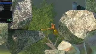 Getting over it gold Devils Chimney 12.73s