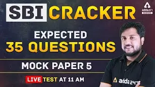 SBI Clerk 2021 | SBI Cracker Reasoning Expected 35 Question Live Test | Set 5