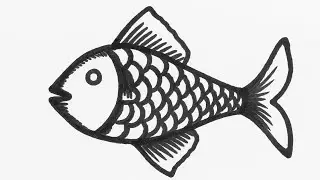 Learn How to Draw a Beautiful Fish | Easy Art for Everyone