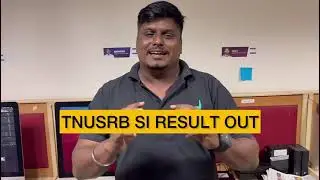 TNUSRB SI Written Exam Result Out | Veranda Race TNUSRB