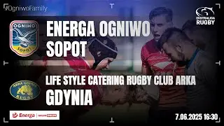 Energa Ogniwo Sopot - Life Style Catering Rugby Club Arka Gdynia| Ekstraliga Rugby na żywo od 16:20!